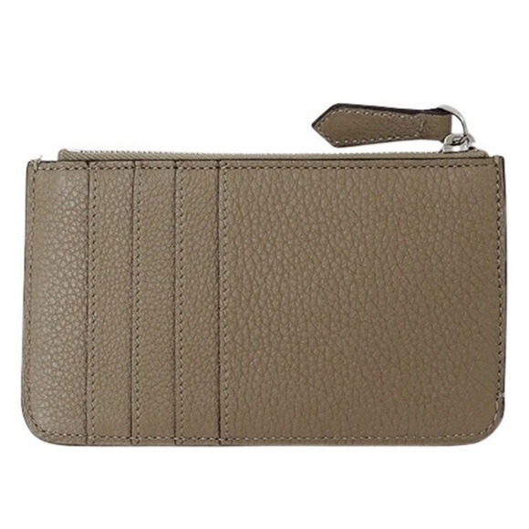 Fendi Roma Beige Leather Card Holder - Picture 2 of 8